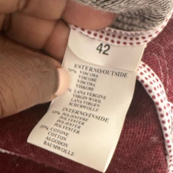 ANISSEJ Life Plaid Women’s Blazer 42 - Picture 10 of 10